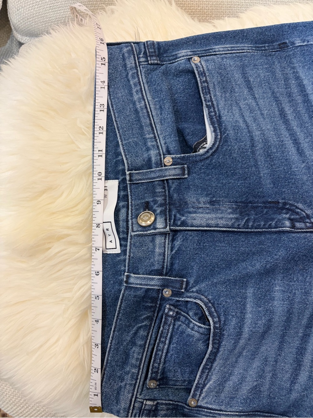 $265 AYR The Secret Sauce Jean NWOT size 31 Wide Leg - Picture 4 of 12